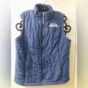 NFL Seattle Seahawks Quilted Vest with Logo